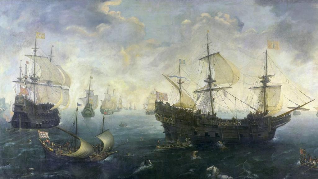 Cornelis Claesz van Wieringen: 'Galeones españoles de la Gran Armada de 1588'.