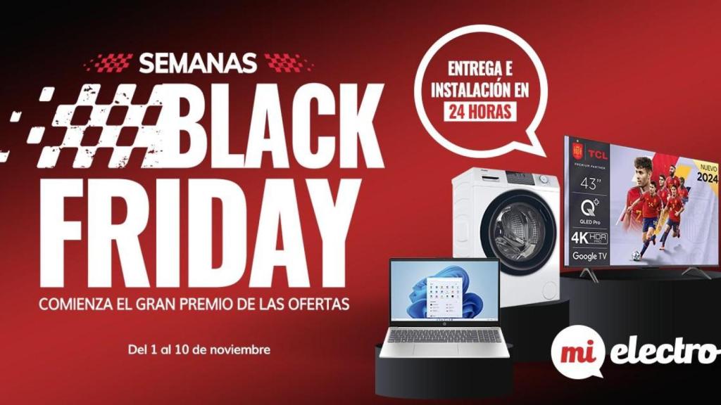 ¡Comienza el Black Friday en Mi Electro!: descuentazos en electrodomésticos y tecnología y las mejores facilidades de compra