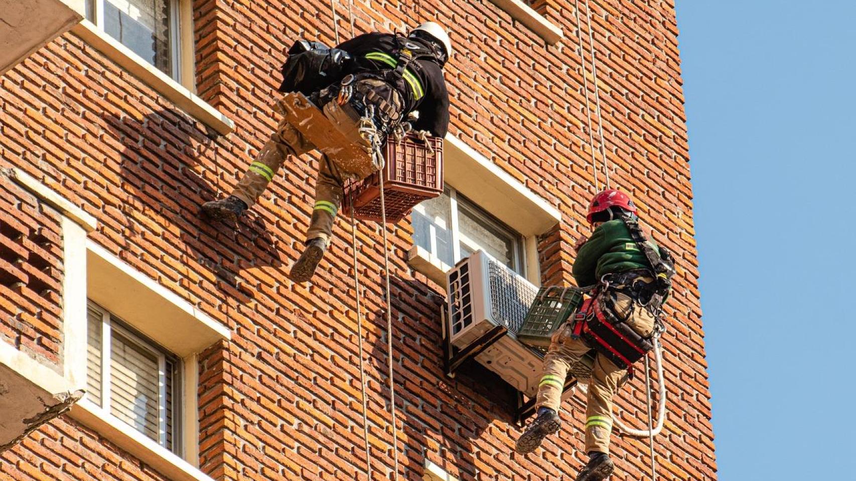 Trabajadores autónomos de la construcción.