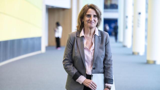 Teresa Ribera, futura vicepresidenta ejecutiva de Competencia y Transición Limpia, Justa y Competitiva de la Comisión Europea (CE), en una imagen de archivo en Bruselas.