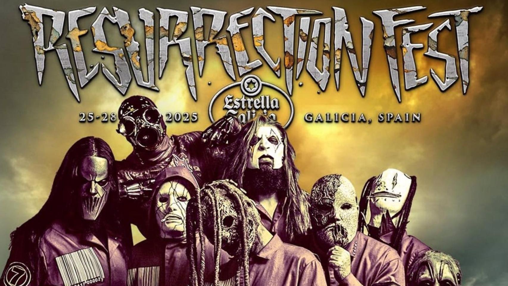 Resurrection Fest confirma a Slipknot como cabeza de cartel para su edición de 2025