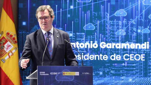 El presidente de CEOE, Antonio Garamendi