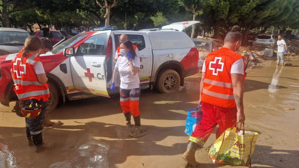 Voluntariado de Cruz Roja en Salamanca en las zonas afectadas