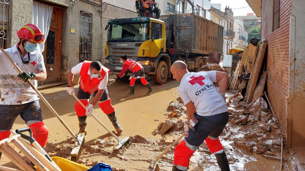 Voluntariado de Cruz Roja en Salamanca en las zonas afectadas