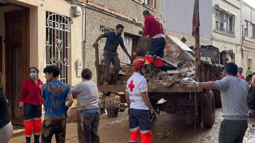 Voluntariado de Cruz Roja en Salamanca en las zonas afectadas