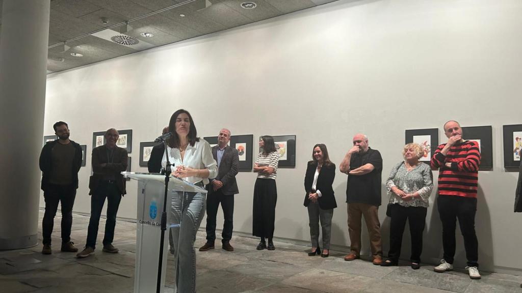 Discurso de Ledicia Costas en la inauguración de la muestra.