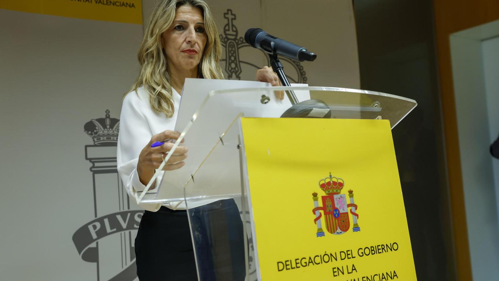 La vicepresidenta segunda y ministra de Trabajo, Yolanda Díaz.