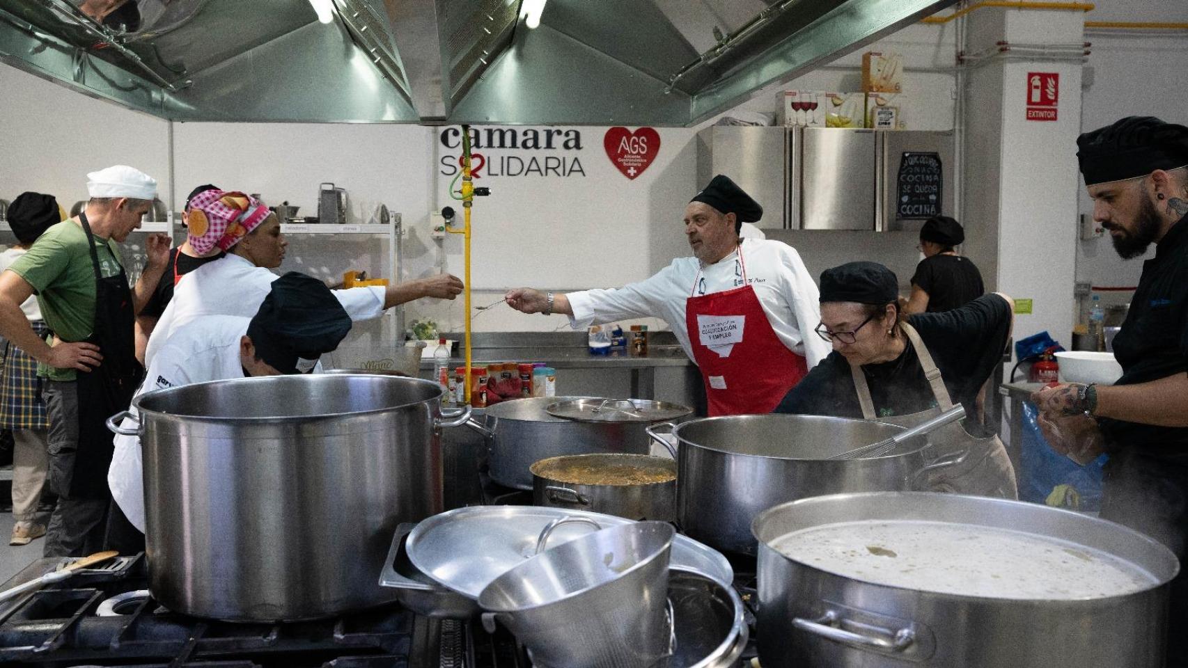 Las cocinas de Alicante Gastronómica Solidaria este fin de semana.