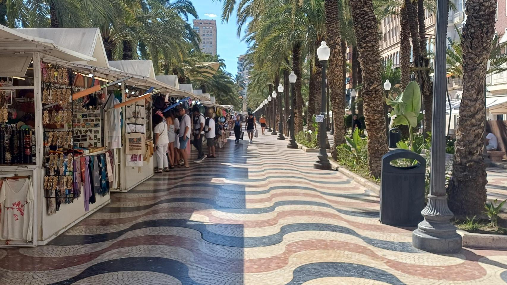 El mercadillo de los 'hippies' en una imagen de archivo.