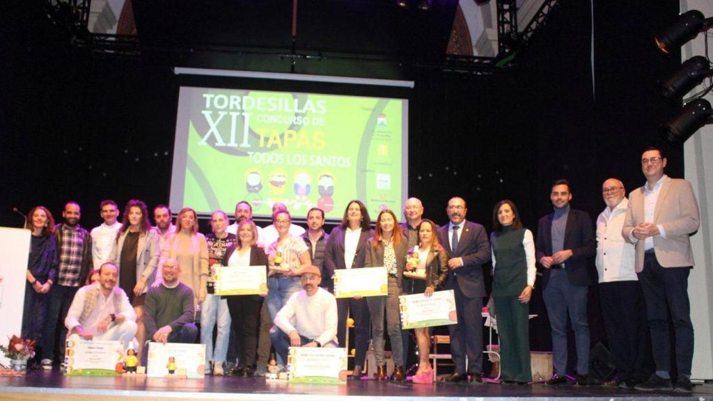 Entrega de premios del XII Concurso de Tapas de Todos los Santos de Tordesillas