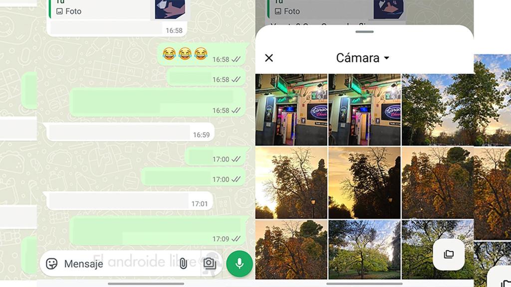 El nuevo botón para pasar fotos en WhatsApp