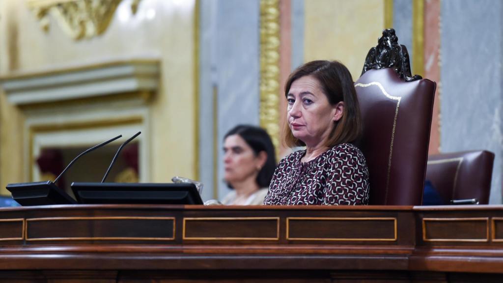 Francina Armengol, presidenta del Congreso, durante un pleno en una imagen de archivo.