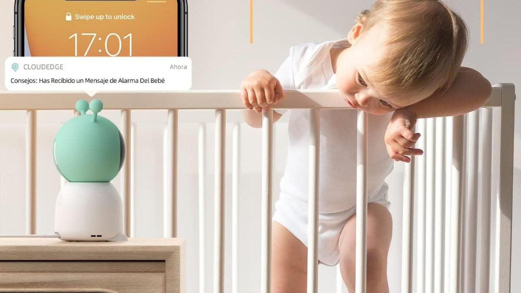 Cuida y protege a tus hijos con esta cámara de vigilancia para bebés: tiene la mejor tecnología y 40€ de descuento