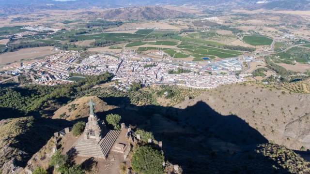 Impresionantes vistas del municipio de Pizarra, en la provincia de Málaga.