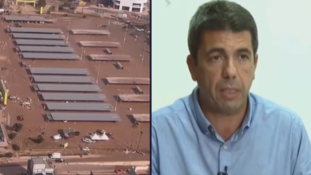 El presidente de la Generalitat, Carlos Mazón, durante su entrevista en 13 TV este martes.