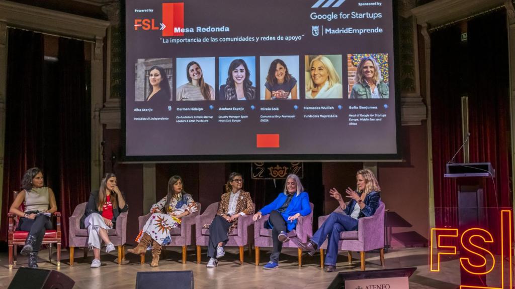 Un instante en una de las mesas redondas del Female Founders Day en otra de sus ediciones.