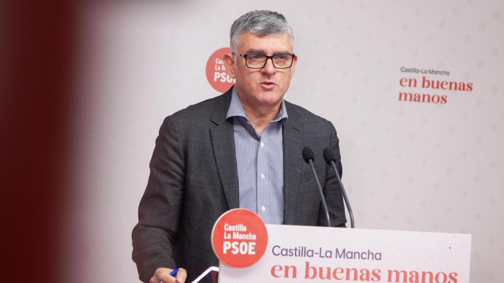 Ángel Tomás Godoy durante la rueda de prensa.