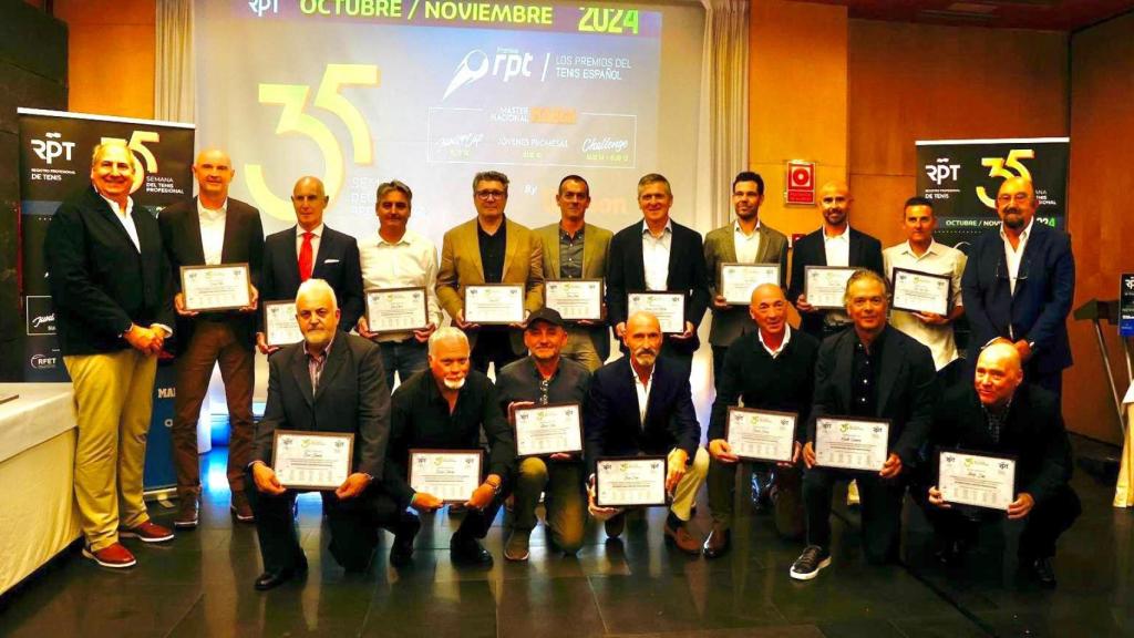 Premiados en la 35ª Semana del Tenis Profesional