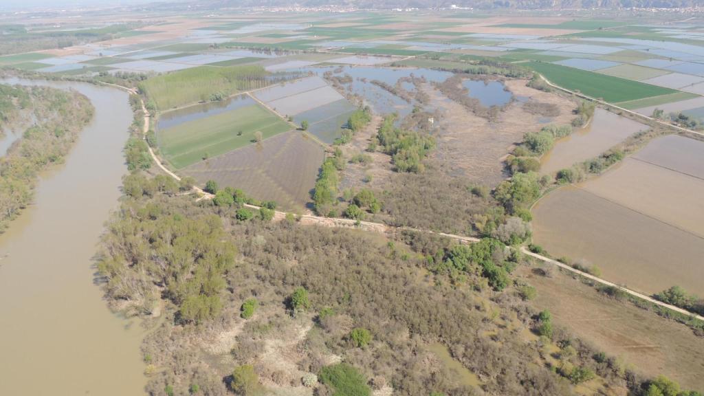 Inundaciones en el río Ebro