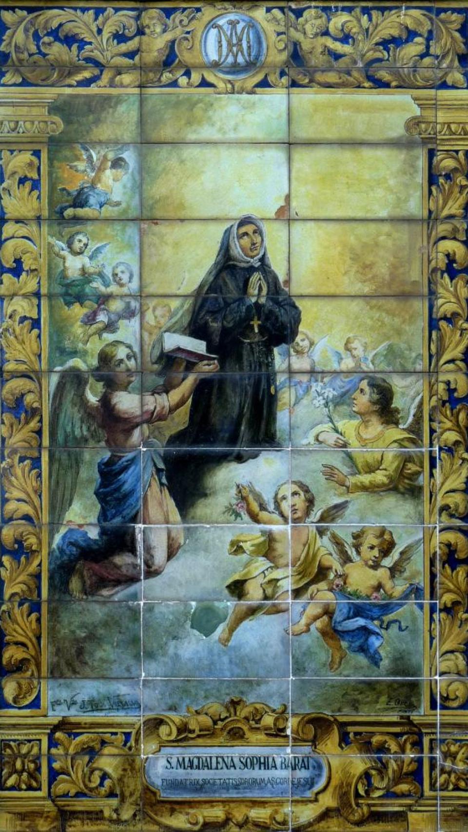 Retablo cerámico de Santa Magdalena Sofía Barat