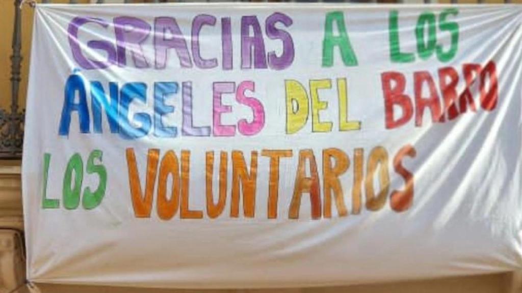 Mensaje de apoyo a los voluntarios.