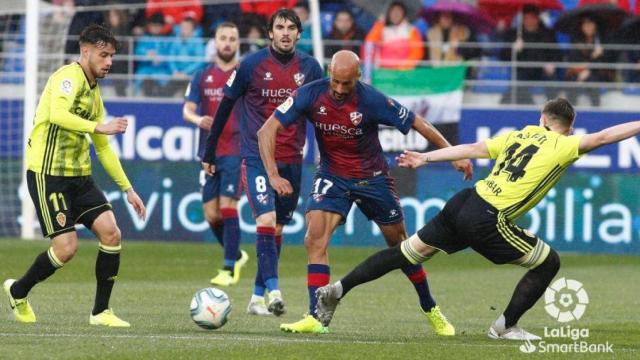 SD Huesca - Real Zaragoza en la temporada 2019/20.