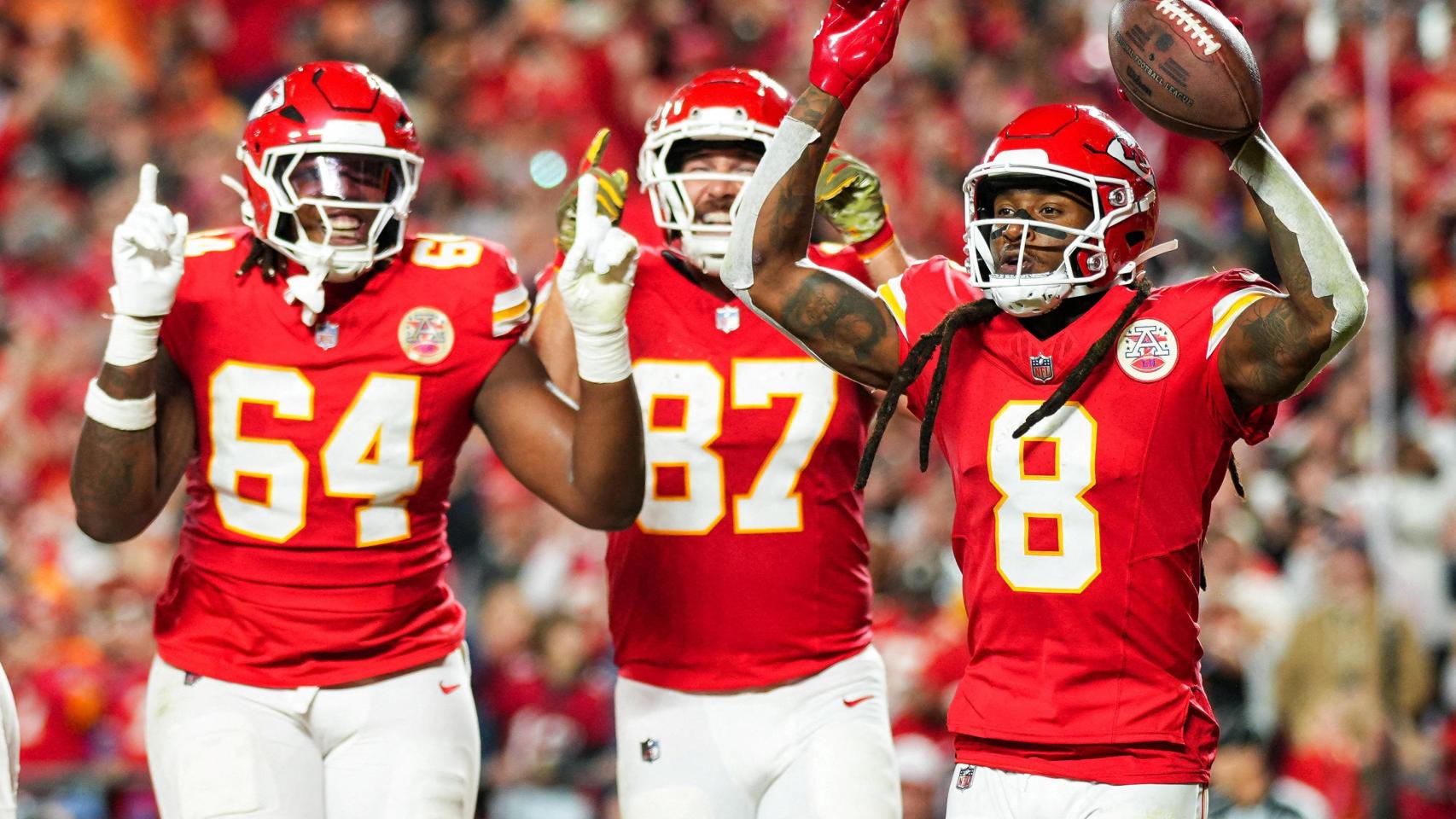 Jugadores del Kansas City Chiefs.