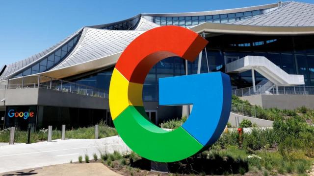 G de Google en su sede en Silicon Valley