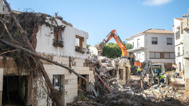 Una imagen del desastre provocado por la DANA en Letur.