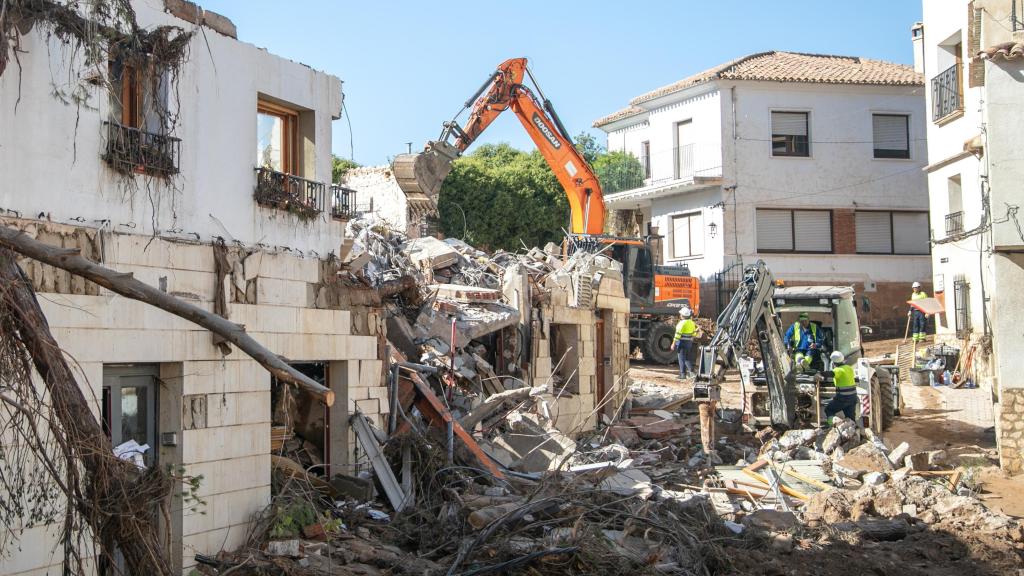 Una imagen del desastre provocado por la DANA en Letur.