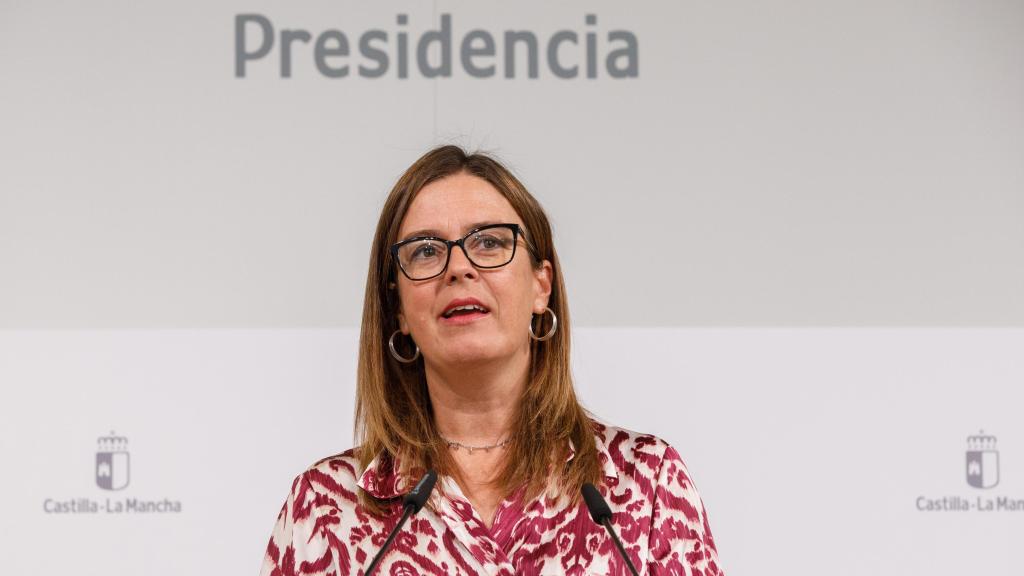 La consejera portavoz del Gobierno de Castilla-La Mancha, Esther Padilla, en una imagen de archivo.