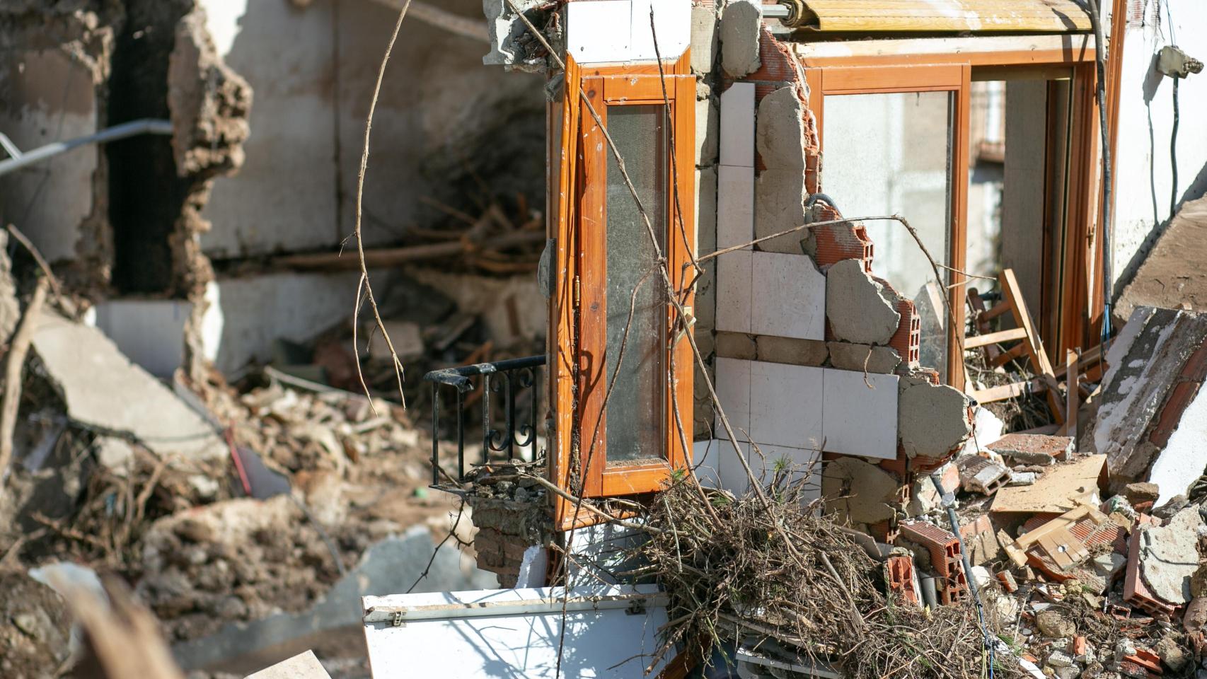 Destrucción provocada por la DANA en la localidad albaceteña de Letur.