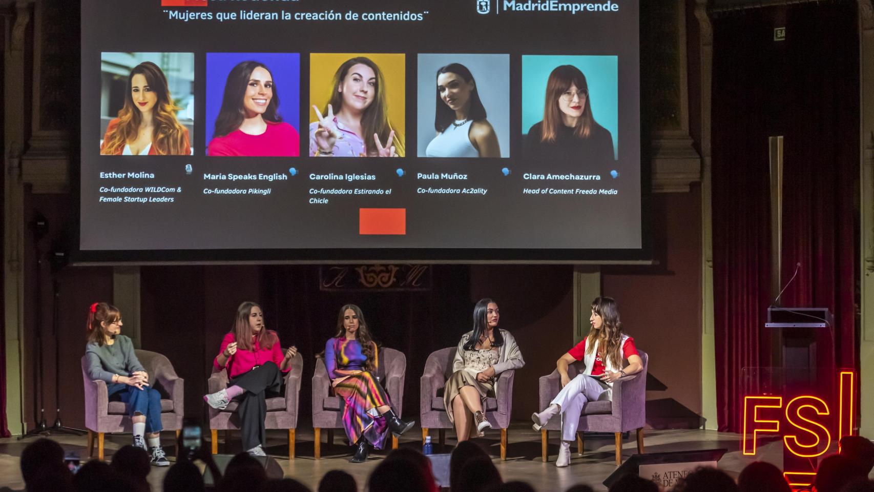 Un instante durante una de las mesas celebradas en el Female Founders Day en otra edición.