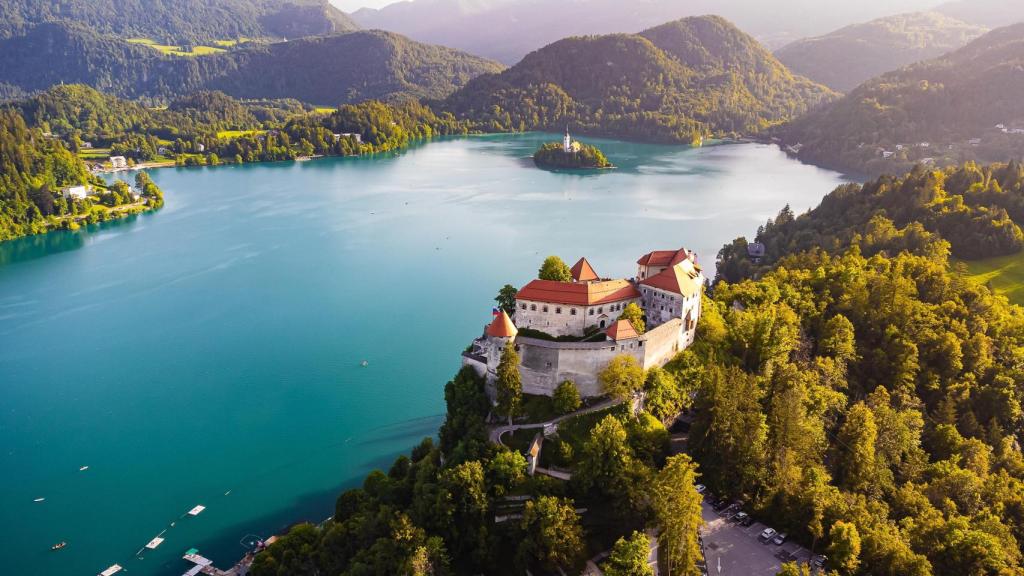 El lago Bled, en Eslovenia