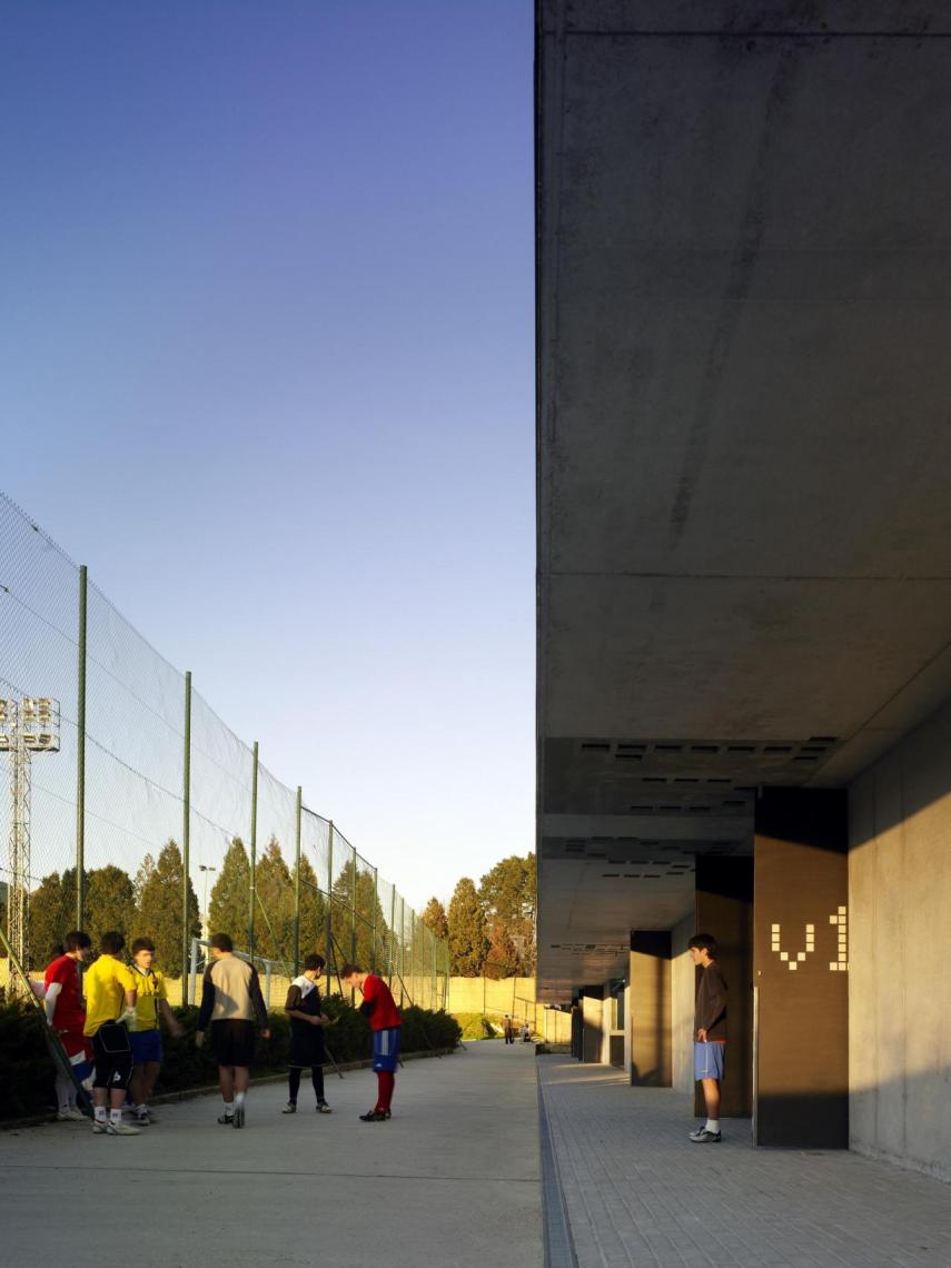 Campo de Fútbol de Santa Isabel, en Santiago.