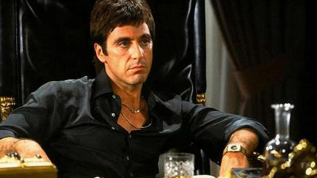 Al Pacino como Tony Montana en 'Scarface'