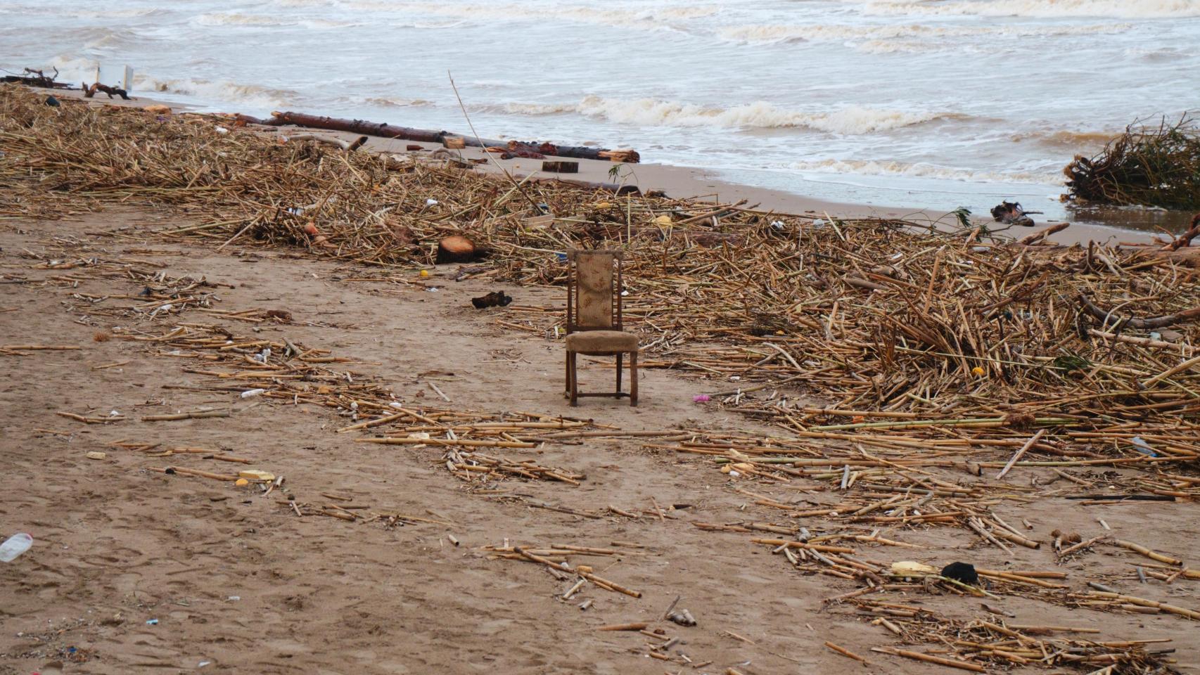 Las impresionantes imágenes de cómo ha llegado la DANA al mar