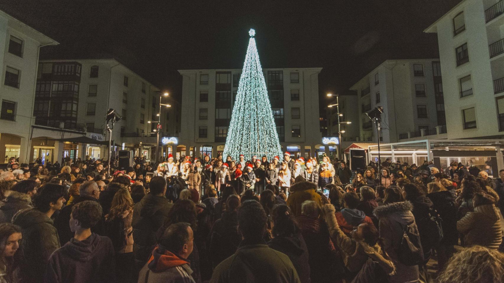 Alumbrado navideño en Medina de Pomar