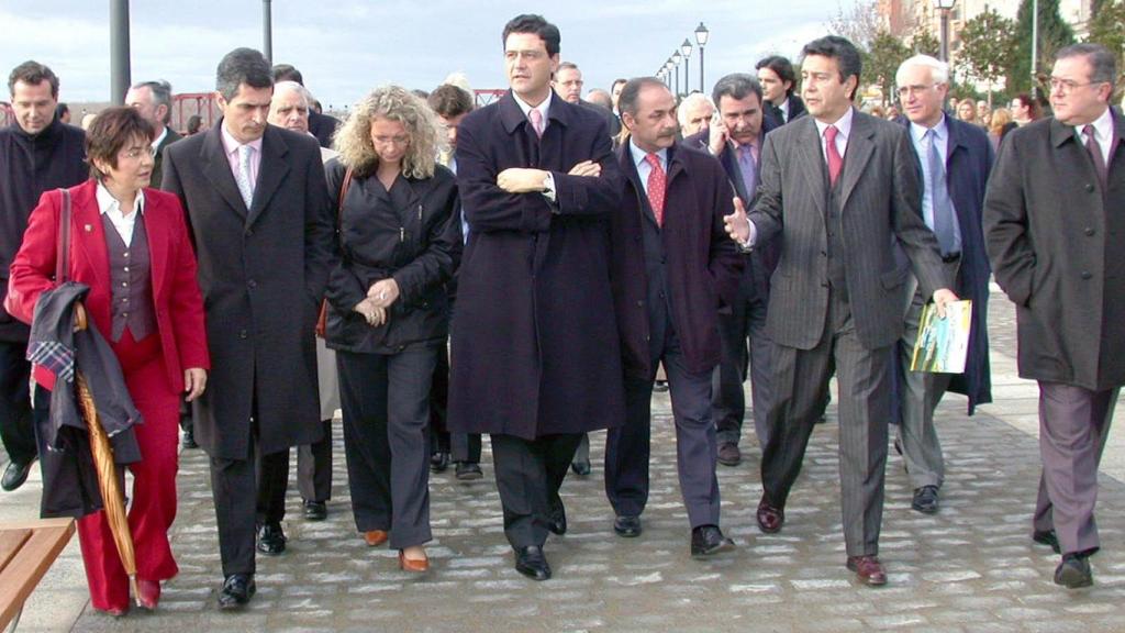 Acto de inauguración del Plan de Riberas del Tajo de Talavera el 26 de diciembre de 2002. Foto: Abel Martínez.