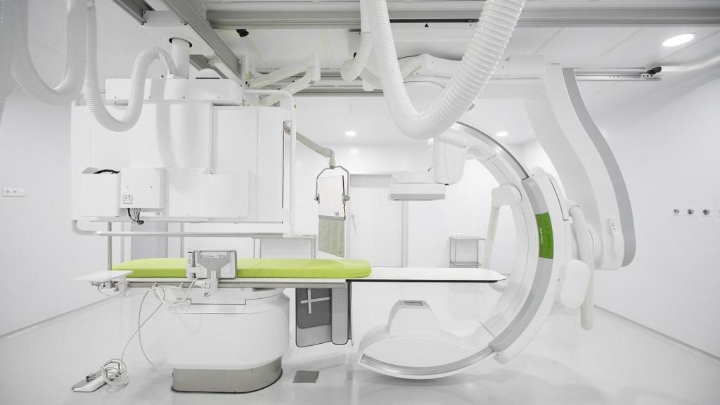 La sala de intervencionismo del nuevo Hospital IMED Virgen de la Fuensanta de Murcia.