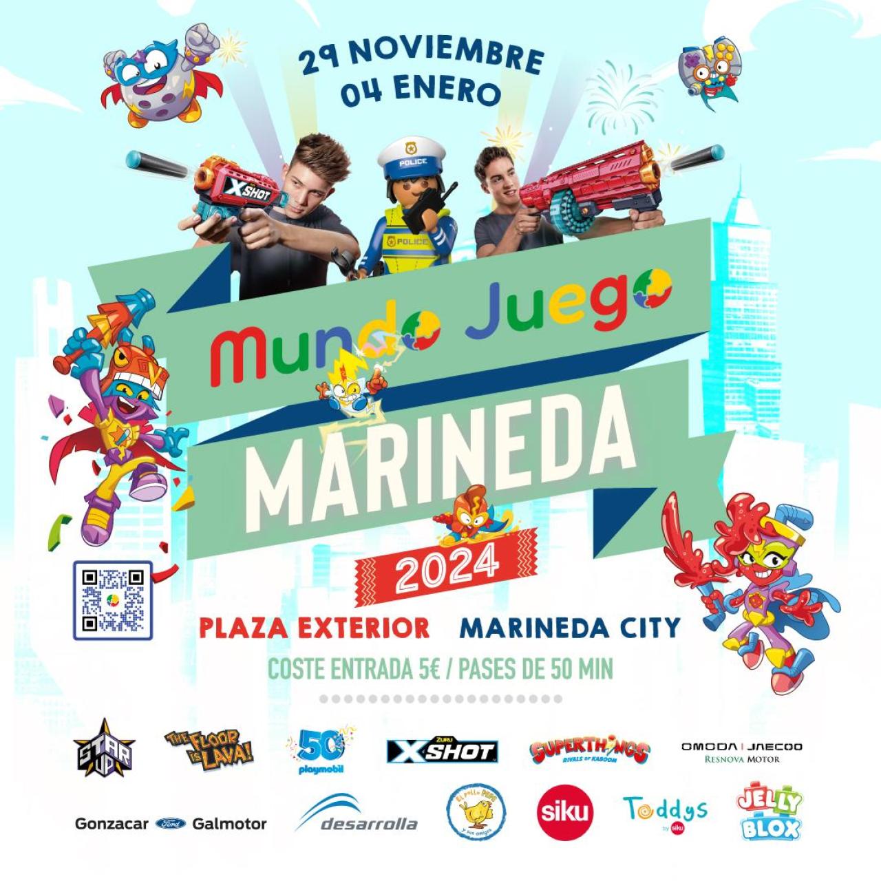 Cartel de Mundo Juego Marineda.