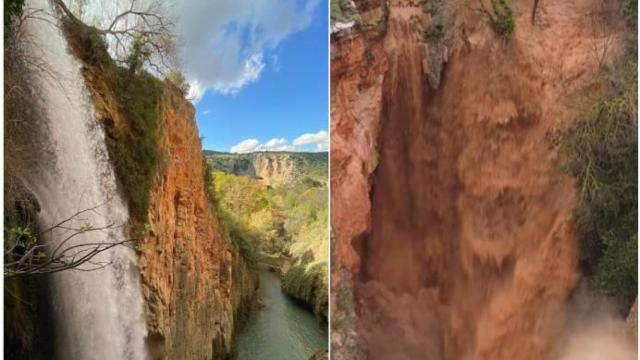 Sólo una semana antes de la tormenta, el parque natural del Monasterio de Piedra lucía con todo su esplendor