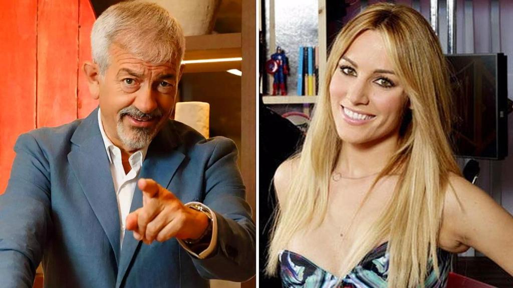 Carlos Sobera y Edurne, en un fotomontaje de BLUPER