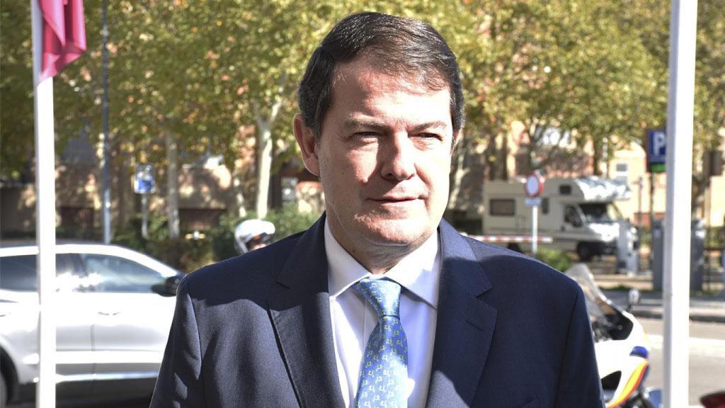 El presidente de la Junta de Castilla y León, Alfonso Fernández Mañueco