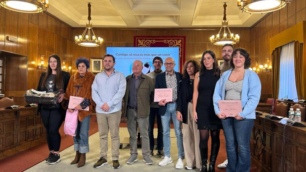 Entrega de premios del primero concurso de escaparates organizado por AECC