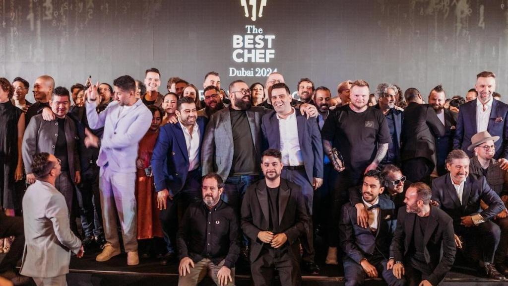 Los premiados en The Best Chef Awards.