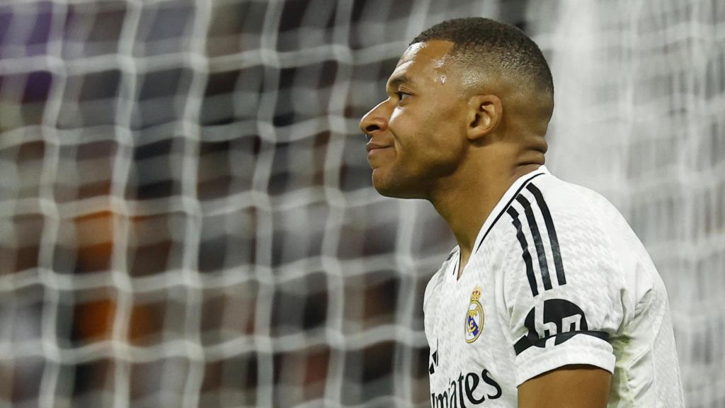 Kylian Mbappé, con el Real Madrid