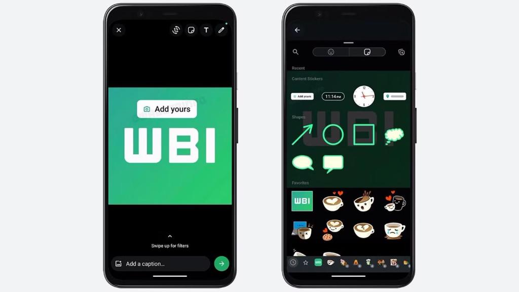 El nuevo sticker de contenido 'Add Yours de WhatsApp
