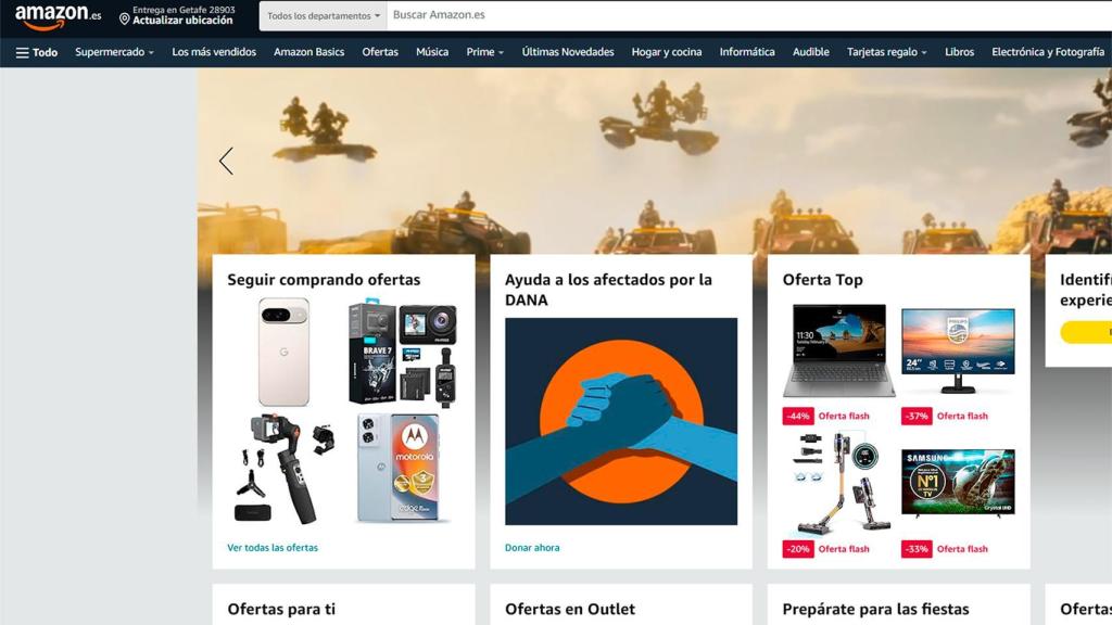 Comprar en una web como Amazon sería bien fácil