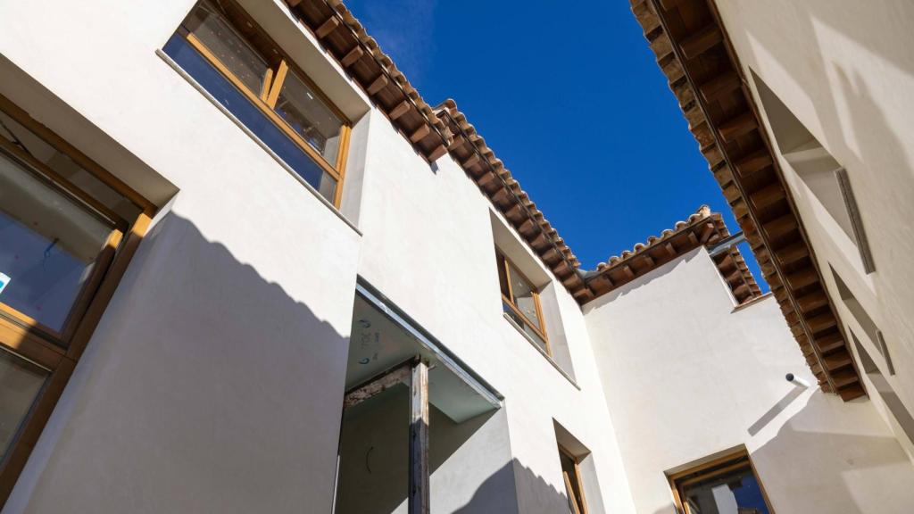 Una vivienda en construcción en la ciudad de Toledo.